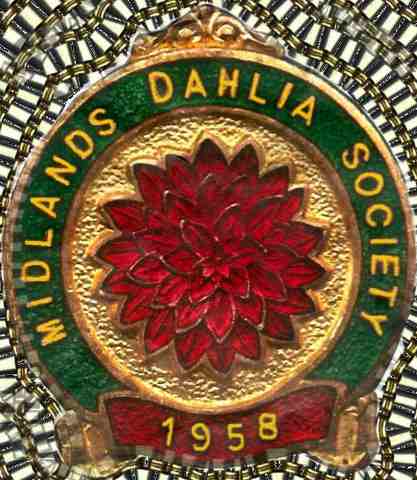 Midlands Dahlia Society Logo based on the original 1958 broach