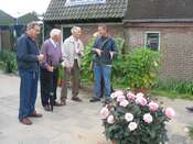 Aad Vewer discussing raising dark foliage varieties