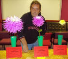 Mike with his winning blooms