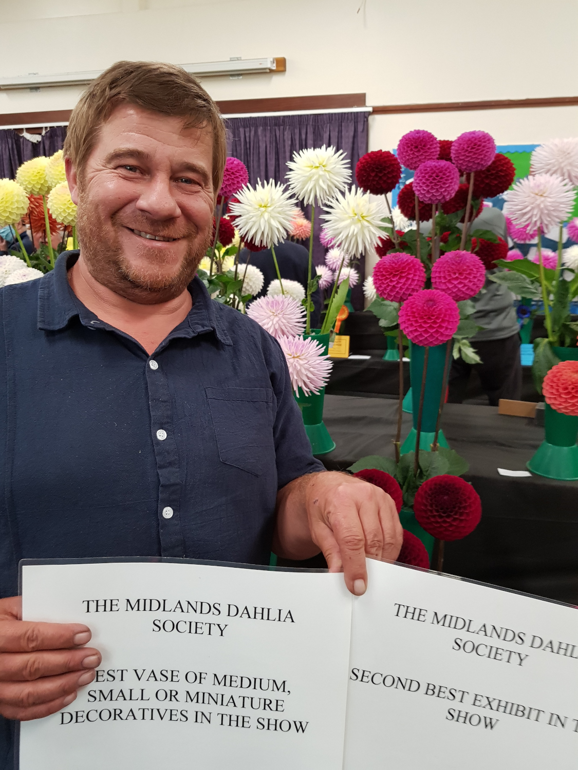 Dan wins best exhibit in the members classes